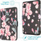 imoshion E-reader Hoesje - Geschikt voor Kobo Clara 2E, Tolino Shine 4 - Design Sleepcover Bookcase - Blossom Watercolor Black