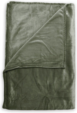 Zohome Plaid Cara - Warme deken voor op de bank - Zacht - 140x200 - Groen