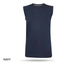 Pierre Cardin Mouwloos T-Shirt - Ademend - Navy - XL