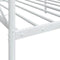 vidaXL - Slaapbank - zonder - matras - 100x190 - cm - staal - wit