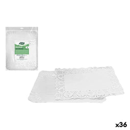 Snackdienblad Algon Rechthoekig 32 x 39 x 1 cm 32 x 39 cm (36 Stuks)