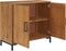 vidaXL - Dressoir - 75x35x70 - cm - massief - grenenhout - bruin