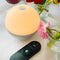 Dyberg Larsen ALBA Lightball - Oplaadbare lamp met touchbediening - Glanzend wit (2 stuks)