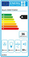 Bosch DWB77CM50 - Afzuigkap wandschouw - 671 m³/h - Roestvrij staal