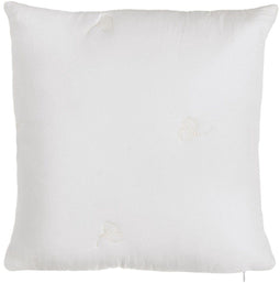 Kussen Crème 40 x 40 cm Vierkant Gebloemd