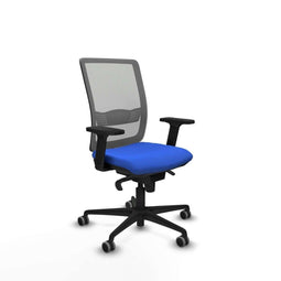 Piqueras y Crespo 2D036G0 - Bureaustoel - Verstelbare hoogte met armleuning - Blauw