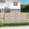 vidaXL - Schanskorven - 4 - st - gewelfd - 300x30x160/180 - cm - ijzer