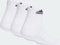 adidas Sportswear - Gevoerde Enkelsokken - Demping en Voetboogondersteuning - Wit (3 paar)