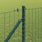 vidaXL - Tuinpalen - met - Spike - - - 7 - stuks - Ø32 - mm, - 140 - cm, - Gegalvaniseerd - Staal