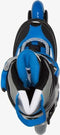 Nijdam Inlineskates Junior - Verstelbaar - Softboot - Zwart/Blauw/Grijs