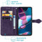iMoshion Hoesje Geschikt voor Motorola Edge Plus (2022) / Edge 30 Pro Hoesje Met Pasjeshouder - iMoshion Mandala Bookcase - Paars
