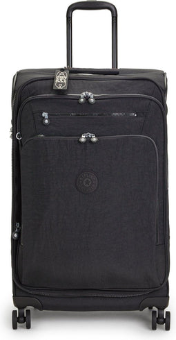 Kipling New Youri Spin M - Reiskoffer - Zwenkwielen TSA-slot - Black Noir