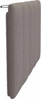 vidaXL - Hoofdbordkussen - 90 - cm - stof - taupe