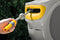 Hozelock Auto Reel 40m - Wandslangbox - Multi Spraygun broespistool - Grijs Geel