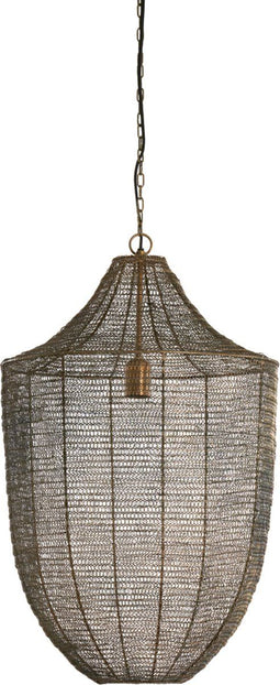 Light & Living Hanglamp Sharika - 43cm - Antiek Brons