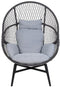 House Nordic Fauteuil Rosario - Fauteuil - Bohemian stijl - Zwart - 74x73x103cm
