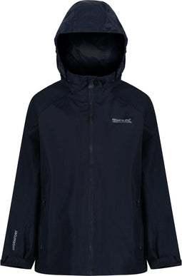 Regatta - Kids Pack It III Opvouwbaar Kinder Regenjack - Donker Blauw - Maat 140