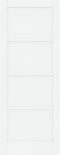 vidaXL - Interieurdeur - 'ORKDAL'Wit - 78x202x4 - cm - Massief - Houten - Vuren