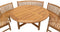 Teak tafel ø180x75cm