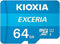 Kioxia Exceria - micro SD geheugenkaart - 256GB - UHS-I Klasse 10 - Blauw