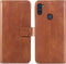 iMoshion Hoesje Geschikt voor Samsung Galaxy M11 / A11 Hoesje Met Pasjeshouder - iMoshion Luxe Bookcase - Bruin