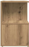 vidaXL - Nachtkastjes - 2 - st - 35x35x55cm - bewerkt - hout - artisanaal - eikenkleur