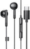Golden Sound USB-C - Bedrade oordopjes met microfoon - Kristalhelder geluid - Zwart