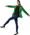 Dressforfun Paillettenjas - Damesjack - Glinsterende pailletten - Groen XXL