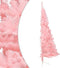 vidaXL - Kunstkerstboom - met - standaard - half - 120 - cm - PVC - roze