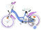 Frozen II - Kinderfiets 16 inch - 2 handremmen zijsteunen reflectoren verstelbaar stuur/zadel stuurmand - Blauw