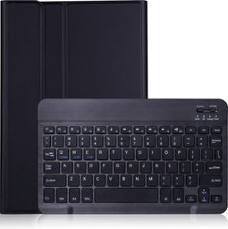 Lunso - Afneembare Keyboard Hoes - Geschikt voor Samsung Galaxy Tab A7 (2020) - Zwart