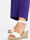 POSH by Poelman SUUS - Dames Sandalen - Plateau sleehak - Wit - Maat 38
