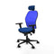 Jorquera Piqueras y Crespo 3D036N2 - Bureaustoel met hoofdsteun - Verstelbare hoogte - Blauw