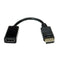Value 12.99.3138 - DisplayPort naar HDMI Adapter - DP Male-HDMI Female - 15 cm - Zwart
