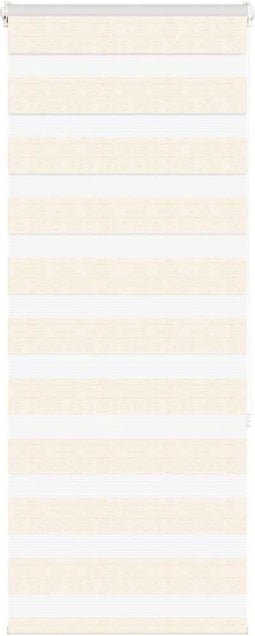 vidaXL - Zebra - Blind - 60x150 - cm - stofbreedte - 55,9 - cm - polyester - marmerbeige
