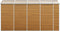 vidaXL - Tuinschuur - 191x385x198 - cm - gegalvaniseerd - staal - lichtbruin