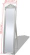 vidaXL - Vrijstaande - spiegel - Barok - 160x40cm - zilver