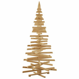 Kerstbomen met standaard Bruin 210 cm Massief grenenhout