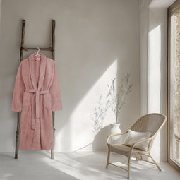 HIP Badjas - Badstof - Zacht en ademend - Roze (XS/S)