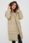 ONLY ONLGABI - OVERSIZED LONG COAT CS OTW - Lange jas met capuchon en klepzakken - Maat XL