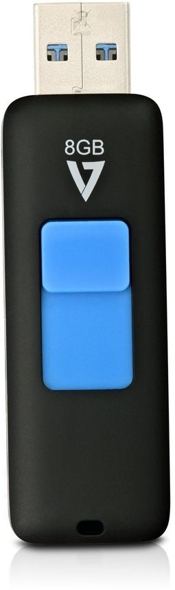 V7 USB 3.0 Flash Drive - 8GB - Inklapbaar - Zwart
