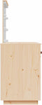 vidaXL - Kaptafel - met - LED - 95x50x133,5 - cm - massief - grenenhout