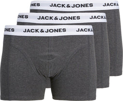 JACK&JONES PLUS JACBASIC WHITE WB TRUNKS - Heren Onderbroek - 3-pack (3 stuks)