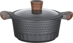 Resto Capella - Braadpan - Ø20 cm - 2,6L - RVS - Inclusief Deksel - Zwart