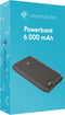 imoshion Powerbank 6.000 mAh - LED indicator - USB A & USB C - Zwart