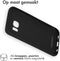 iMoshion Hoesje Geschikt voor Samsung Galaxy S7 Hoesje Siliconen - iMoshion Color Backcover - Zwart