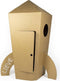 Kartonnen Speel Raket - Speelhuis - Kartonnen speelgoed - 100% recyclebaar - 98x68x7 cm - Helemaal te versieren met verf - Cadeau van duurzaam karton - KarTent