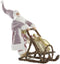 Kerstversiering DKD Home Decor Hout Polyester Kerstman (42 x 25 x 48 cm)