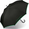 United Colors of Benetton Long AC - Paraplu - Automatisch - Ø 105 cm - Zwart met groene details