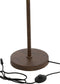 Light & Living Vloerlamp Dania - Crème/Bruin - Ø23x159cm - Modern - Staande lampen voor Woonkamer - Slaapkamer